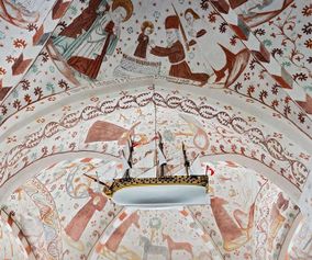 Visit Møn Schöne Fresken in Fanefjord Kirche